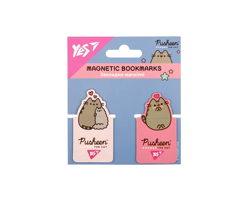 Закладки магнитные YES Pusheen, высечка, 2 шт (708396)
