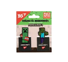 Закладки магнітні YES Minecraft, висікання, 2 шт (708397)