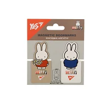 Закладки магнитные YES Miffy, высечка, 2 шт (708398)