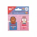 Закладки магнитные YES Line Friends, высечка, 2 шт (708399)