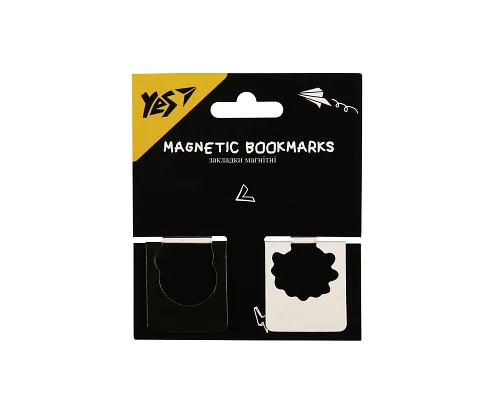 Закладки магнітні YES Не ускладнюй!, висікання, 2 шт (708402)