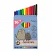 Фломастеры Yes 12 цветов Pusheen, амортизирующие (650581)