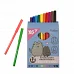 Фломастеры Yes 12 цветов Pusheen, амортизирующие (650581)