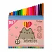 Фломастери Yes 18 кольорів Pusheen, амортизуючі (650583)