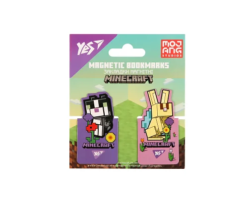 Закладки магнітні YES Minecraft.Spring, висікання, 2 шт (708446)