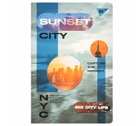 Тетрадь Yes Sunset city А4 60 листов с высечкой клетка (682019)