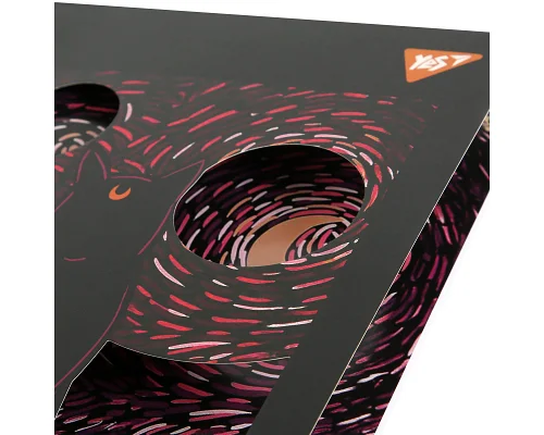Зошит Yes Abstraction cat А4 60 аркушів з висічкою лінія (682021)
