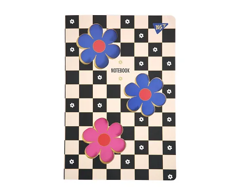 Зошит Yes Flowers А4 40 аркушів з висічкою клітинка (682023)