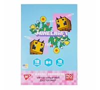 Картон цветной двусторонний Yes Minecraft.Spring 10 листов А4 папка (955460)
