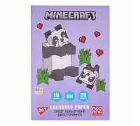 Папір кольоровий двосторонній Yes Minecraft Spring 20 аркушів А4 скоба (955462)
