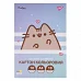 Картон кольоровий односторонній Yes Pusheen 10 аркушів А4 папка (955463)
