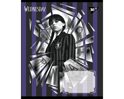 Зошит учнівський шкільний Yes Wednesday Таємничі уроки А5 48 аркушів лінія (768275)