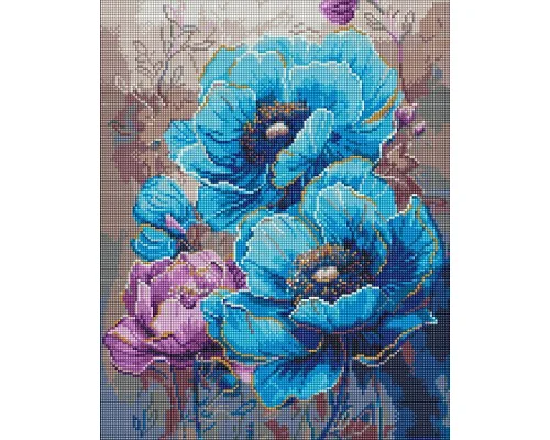 Алмазная мозаика Симфония цветов victoria_art___ 40х50 Идейка (AMO8047)