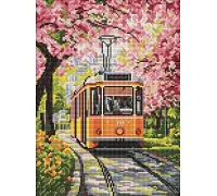 Алмазна мозаїка Квітуча дорога art_selena_ua 30х40 Ідейка (AMO8206)