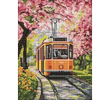 Алмазна мозаїка Квітуча дорога art_selena_ua 30х40 Ідейка (AMO8206)