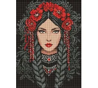 Алмазна мозаїка Незламна українка art_selena_ua 30х40 Ідейка (AMO8217)