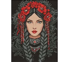 Алмазна мозаїка Незламна українка art_selena_ua 30х40 Ідейка (AMO8217)