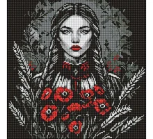 Алмазна мозаїка Жіноча сила art_selena_ua 40х40 Ідейка (AMO8223)