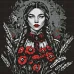 Алмазна мозаїка Жіноча сила art_selena_ua 40х40 Ідейка (AMO8223)