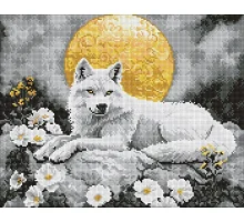 Алмазна мозаїка Під світлом місяця art_selena_ua 40х50 Ідейка (AMO8244)