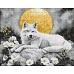 Алмазна мозаїка Під світлом місяця art_selena_ua 40х50 Ідейка (AMO8244)