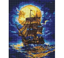 Алмазна мозаїка Там, де небо зустрічає море art_selena_ua 40х50 Ідейка (AMO8246)