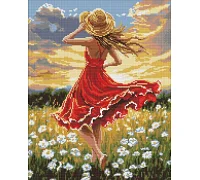 Алмазна мозаїка Танець в полі art_selena_ua 40х50 Ідейка (AMO8250)
