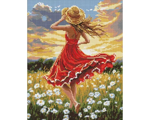 Алмазна мозаїка Танець в полі art_selena_ua 40х50 Ідейка (AMO8250)