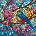 Картина по номерам Витраж. Синица art_selena_ua 30х30 Идейка (KHO5164)