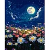 Картина по номерам Мистическая ночь над весенним лугом art_selena_ua 40х50 Идейка (KHO6386)
