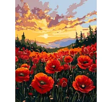 Картина по номерам Поле маков art_selena_ua 40х50 Идейка (KHO6398)