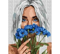 Картина за номерами Барвиста поезія: Волошки art_selena_ua 40х50 Ідейка (KHO8584)