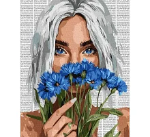 Картина по номерам Красочная поэзия: Васильки art_selena_ua 40х50 Идейка (KHO8584)