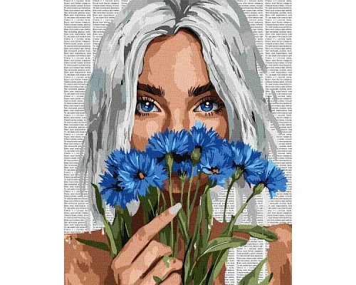 Картина по номерам Красочная поэзия: Васильки art_selena_ua 40х50 Идейка (KHO8584)