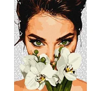 Картина за номерами Барвиста поезія: Орхідея art_selena_ua 40х50 Ідейка (KHO8596)