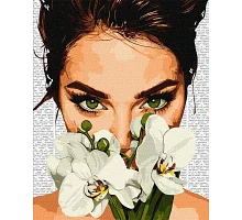 Картина по номерам Красочная поэзия: Орхидея art_selena_ua 40х50 Идейка (KHO8596)