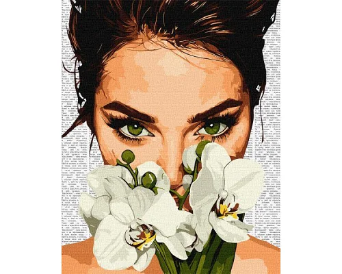 Картина за номерами Барвиста поезія: Орхідея art_selena_ua 40х50 Ідейка (KHO8596)