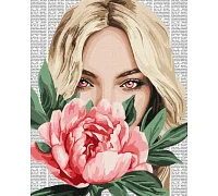 Картина за номерами Барвиста поезія: Півонія art_selena_ua 40х50 Ідейка (KHO8599)