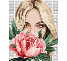 Картина по номерам Красочная поэзия: Пион art_selena_ua 40х50 Идейка (KHO8599)