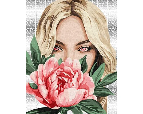 Картина по номерам Красочная поэзия: Пион art_selena_ua 40х50 Идейка (KHO8599)