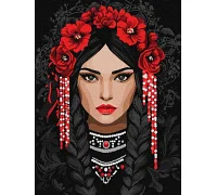 Картина за номерами Незламна українка art_selena_ua 30х40 Ідейка (KHO8604)