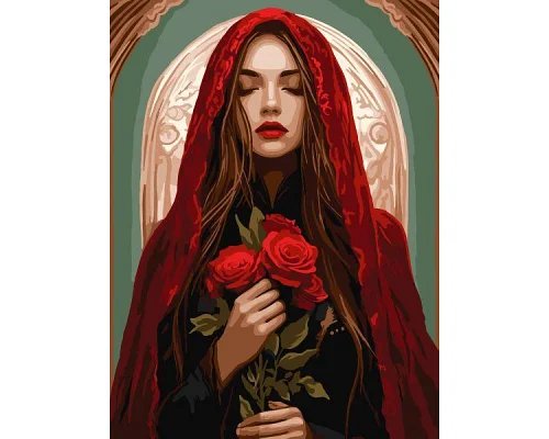 Картина за номерами Зачарована art_selena_ua 30х40 Ідейка (KHO8605)