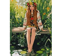 Картина по номерам Ожидающие глаза art_selena_ua 30х40 Идейка (KHO8616)