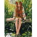 Картина за номерами Очі, що чекають art_selena_ua 30х40 Ідейка (KHO8616)
