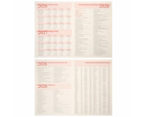 Щоденник-діловий записник А5 Leo Planner датований 2026 