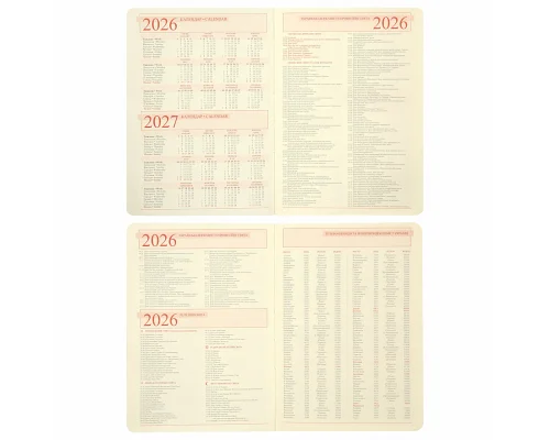 Щоденник-діловий записник А6 Leo Planner датований 2026 