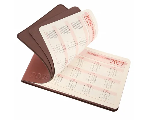 Щотижневик 10х17 см Leo Planner датований 2026 