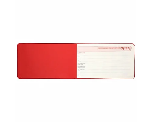 Щотижневик 10х17см Leo Planner датований 2026 