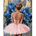 Картина по номерам Балерина с голубыми пионами с красками металлик art_selena_ua 40х50 Идейка (KHO8661)