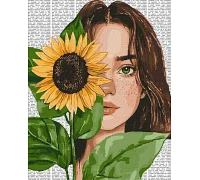 Картина за номерами Барвиста поезія: Соняшник art_selena_ua 40х50 Ідейка (KHO8632)
